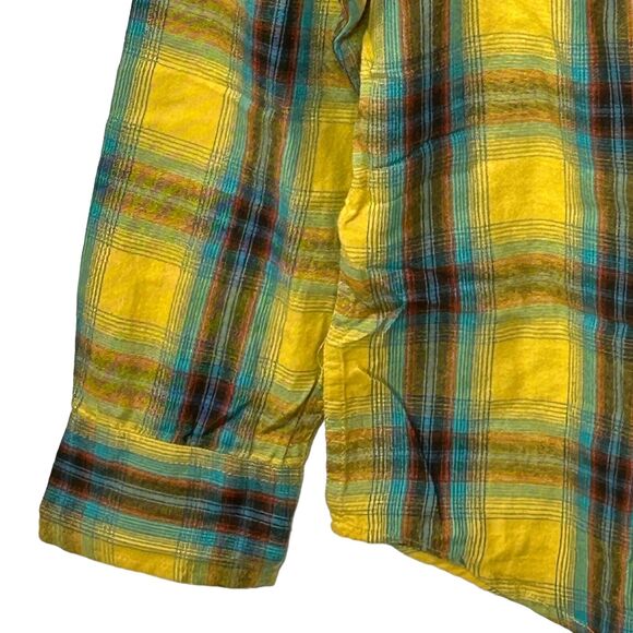 Prana Dolberg Flannel Shirt Long Sleeve Button Up Multicolor Men's S-Tall NWT - Picture 5 of 11